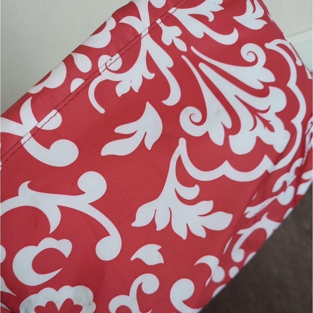Red and White Floral Women Bag - Picture 7 of 7